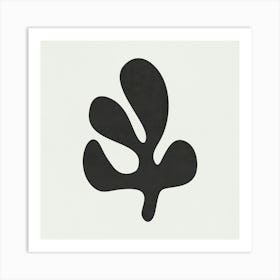 Matisse - Black Leaf 02 Art Print