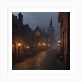 Streets of Salem Art Print