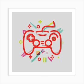 Video Game Controller 3 Art Print