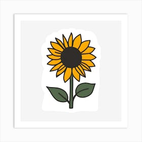 Sunflower 6 Art Print