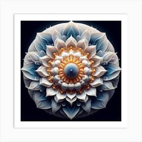 Abstract Flower Art Print