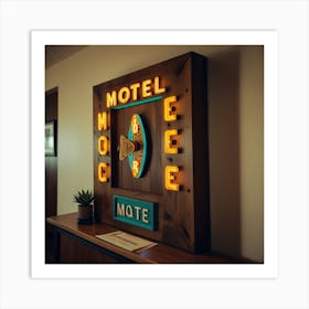 Default Create Unique Design Of Motel Front Desk Wall Art 0 Art Print