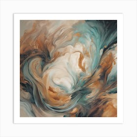 Abstract Painting ( Bohemian Design ) Art Print