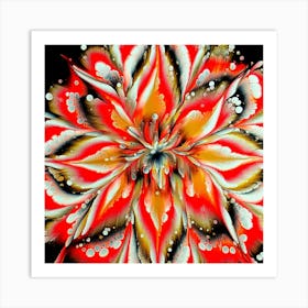 Abstract Flower Art Print