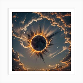 Eclipse Of The Sun 2 Art Print