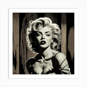 Chiaroscuro Mystique A Pop Art Tribute (1) Art Print