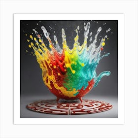 Splash Of Color Art Print