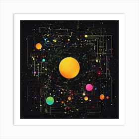 Abstract Space Art Print