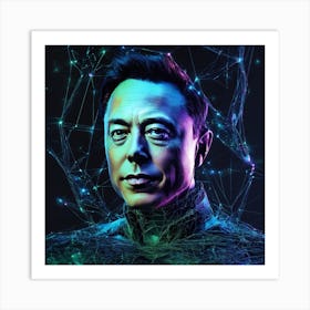 Elon Mask2 Art Print