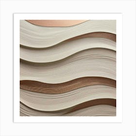 Wavy Wall Art Art Print