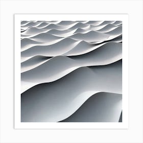 Abstract Wave Pattern Art Print