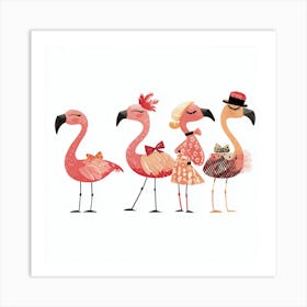 Flamingos Poster