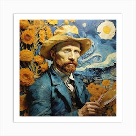 Van Gogh Sunflowers Art Print