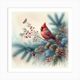 Cardinal Art Print