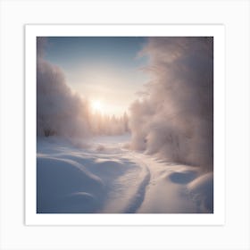 Winter Landscape 2 Art Print