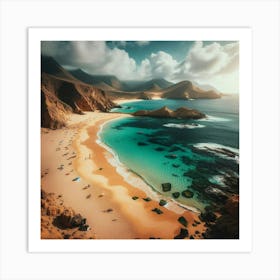 Lanzarote Beach Art Print