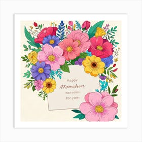 Happy Mothers Day Art Print