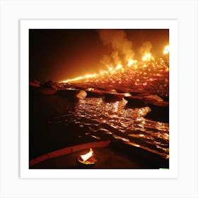 Ganga River 1 Art Print