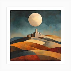 Full Moon In The Sky 1 Art Print