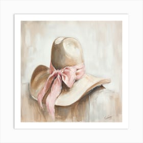 Cowgirl Hat Art Print