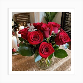 Red Roses 18 Art Print