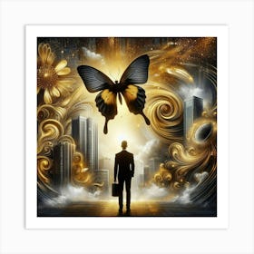 Butterfly In The Sky 14 Art Print