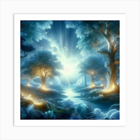 Fairy Forest 38 Art Print