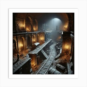 The Catacombs Art Print