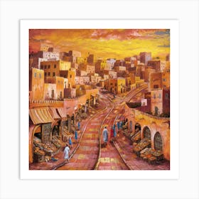 Egyptian Market Art Print