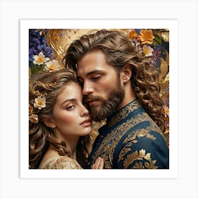 Prince And The Princess Art Print