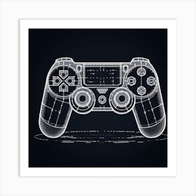 Playstation Controller Art Print