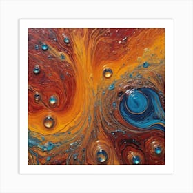 Eye Specks Abstract Painting Art Print