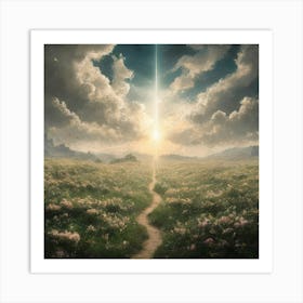 Path Of Light 1 Art Print