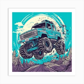 Monster Truck 1 Art Print