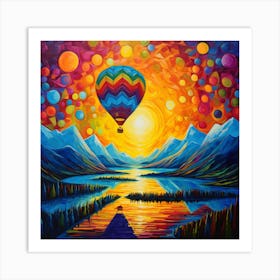 Hot Air Balloon 4 Art Print