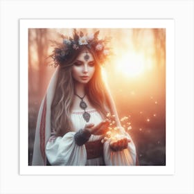 Elven Beauty Art Print