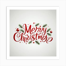 Merry Christmas 9 Art Print