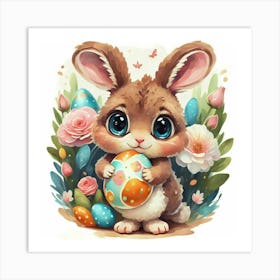 Easter Bunny Art Print