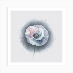 Watercolor Poppy Art Print