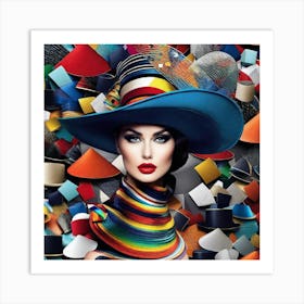 Hats fashion Art Print