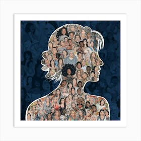 Portrait Of Women 2 Art Print