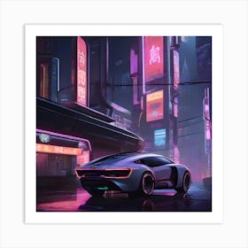 Futuristic City 19 Art Print