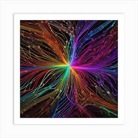 Abstract Nebula 1 Art Print