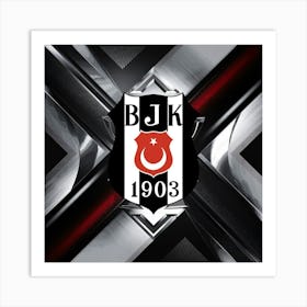 Beşiktaş J.K Logo Wall Art 18 Art Print