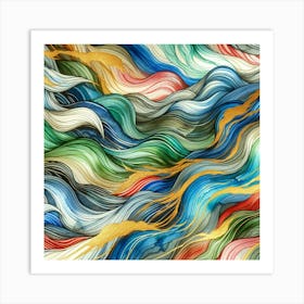 Abstract Watercolor Painting Art Print