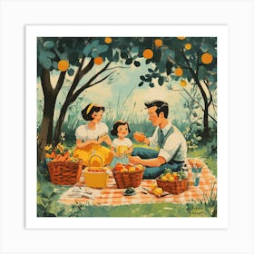 Picnic In The Park 2 Art Print