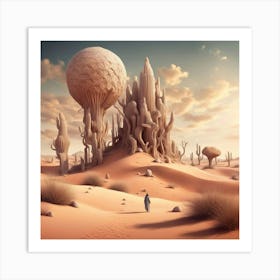 Desert Landscape 16 Art Print