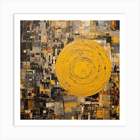 Yellow Sun Art Print