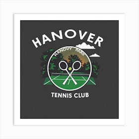 Hanover Tennis Club Art Print