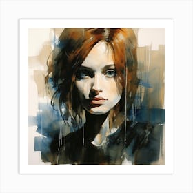 Portrait Of A Woman 8 Art Print